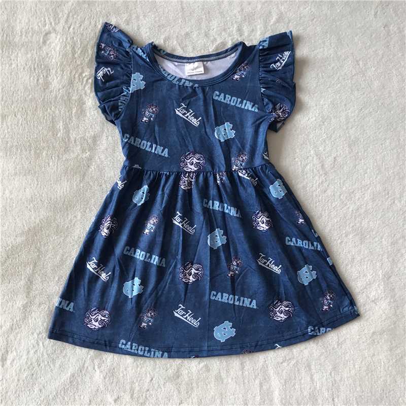 RTS SALES NO MOQ G4-3-3* UNS Monkey head dark blue flying sleeves skirt