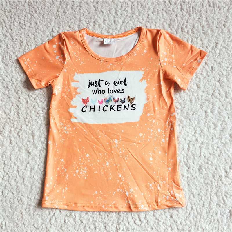 G2-11-6*/ Letter chicken light orange top