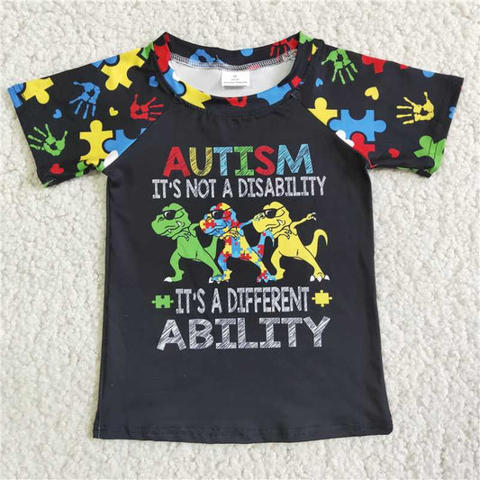 E3-20  AUTISM Short Sleeve Top