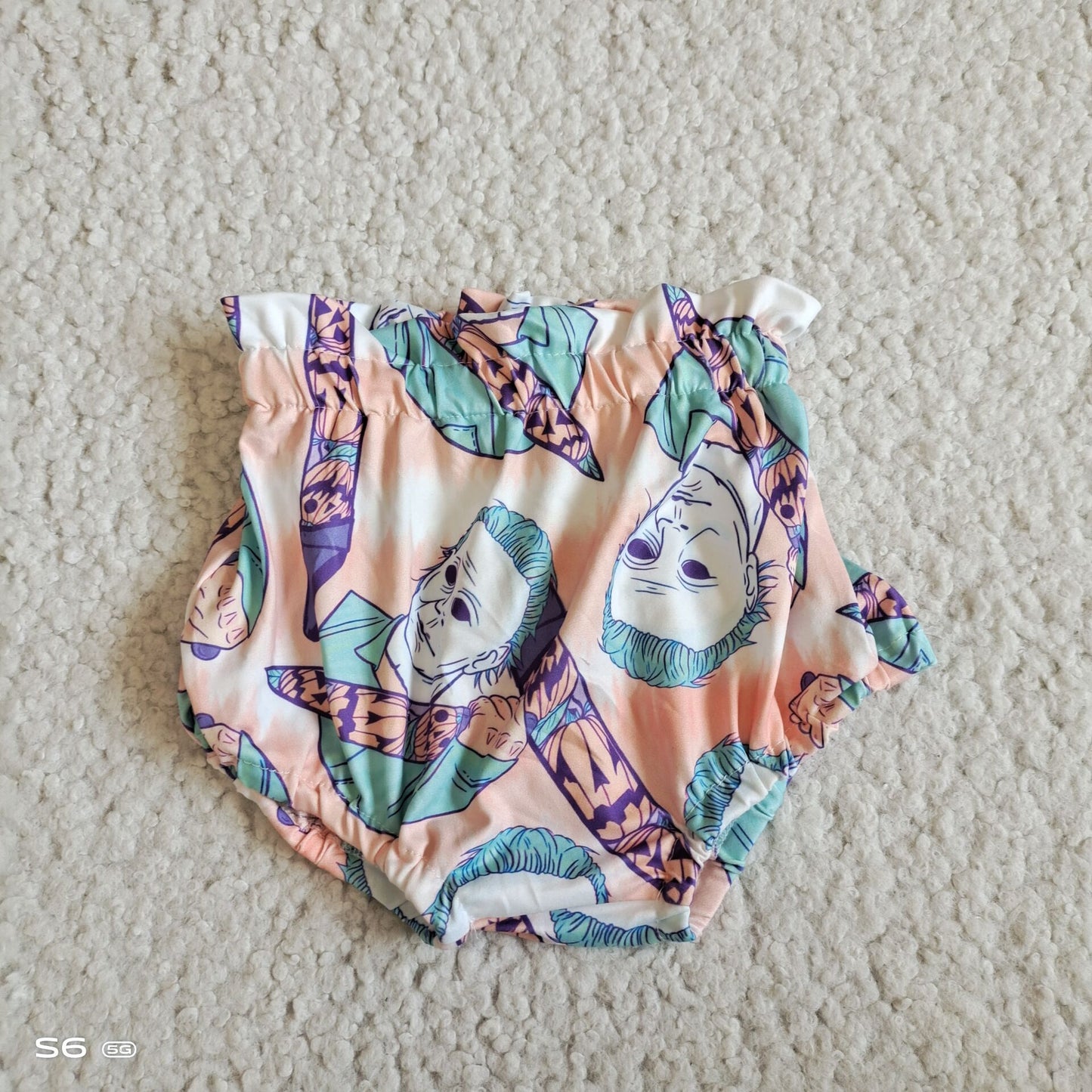 G2-4*'. Clown light orange purple thong