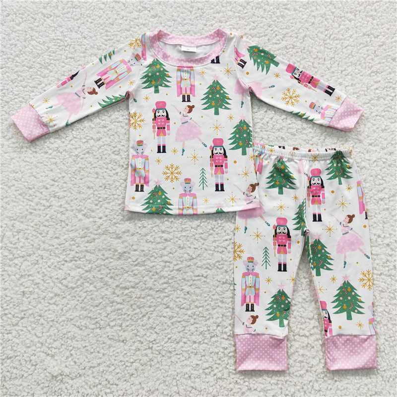 RTS NO MOQ GLP0991 GLP0749 GLP0577 GLP0571 GLP0558 Guardian - Christmas Tree Long Sleeve Suit