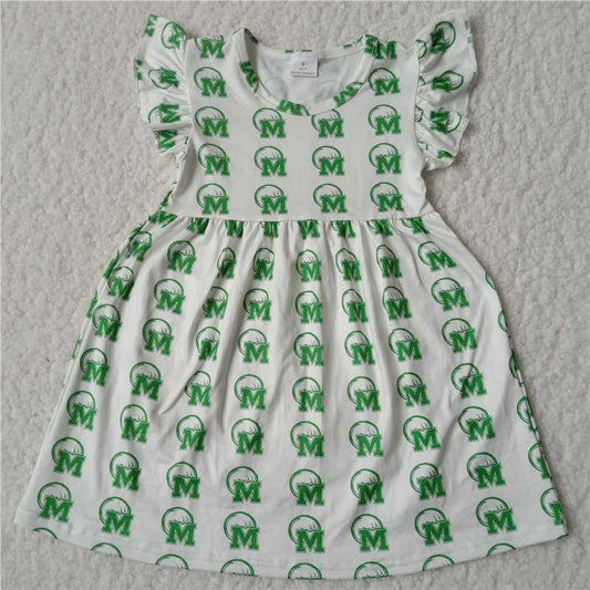 RTS SALES NO MOQ G2-11-8/*/ M white flying sleeves dress