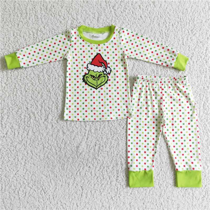 RTS NO 6 B1-22  6 B3-23 6 B10-25  BLP0111 BA0119  Smiley green backpack green long-sleeved trousers suit