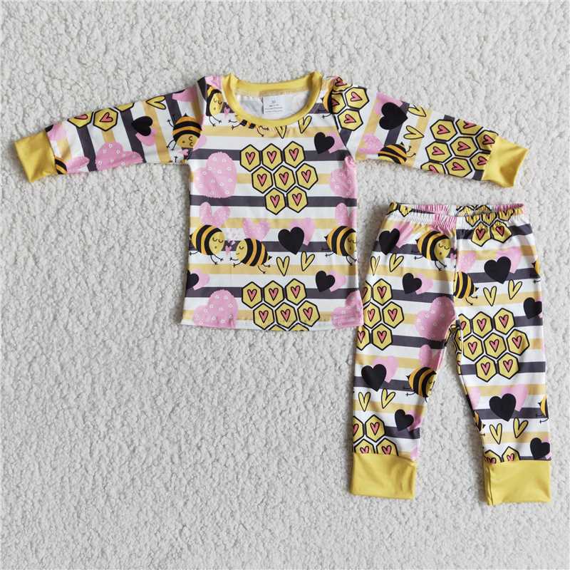 RTS NO MOQ Baby girl clothes valentine Short Sleeve long sleve Pants Suit