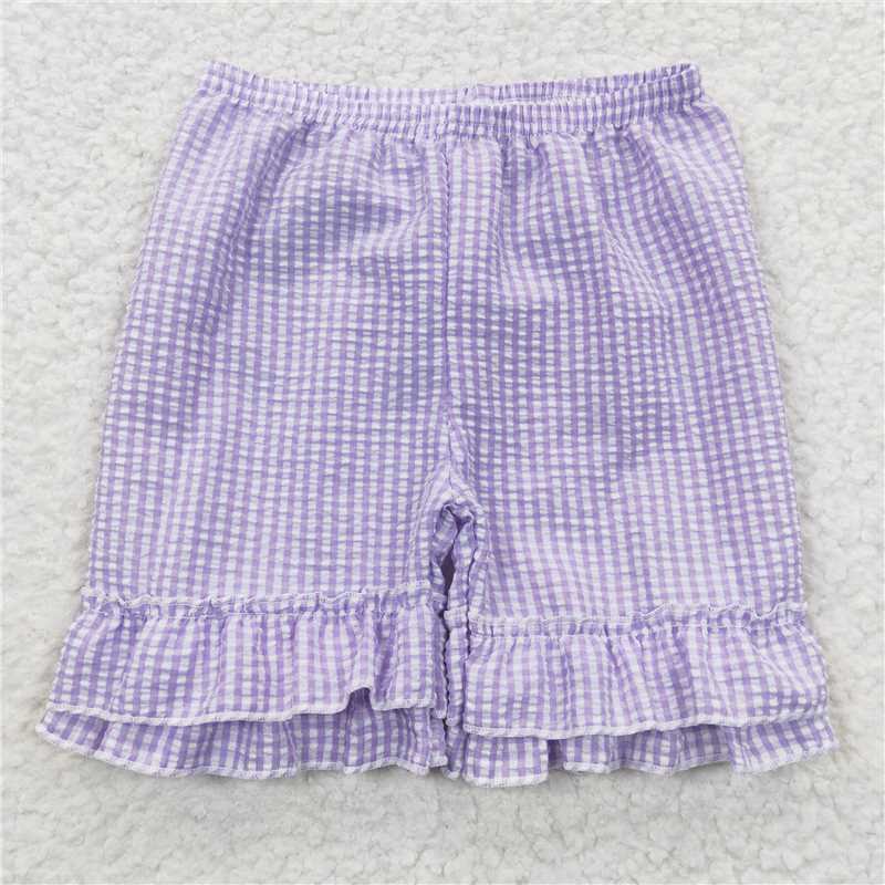 RTS  no moq Seersucker girls summer shorts  Seersucker shorts girls shorts Seersucker