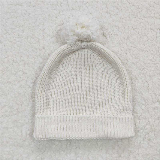 HA0003 white fur ball hat