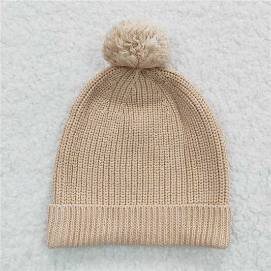 HA0004 Khaki Pom Hat