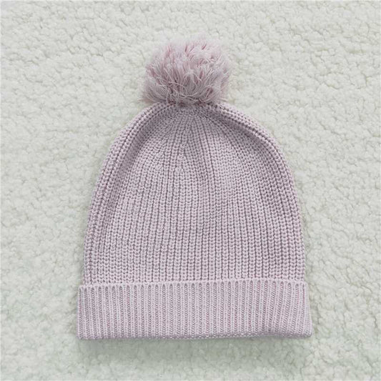 HA0006 Lavender Pom Hat