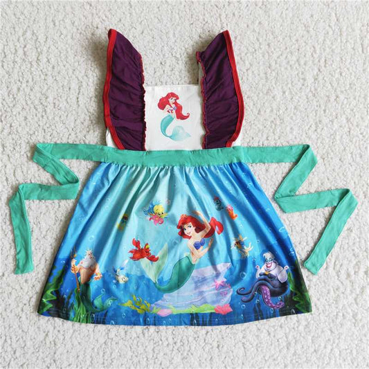 C11-11 Mermaid Lace Sleeve Skirt