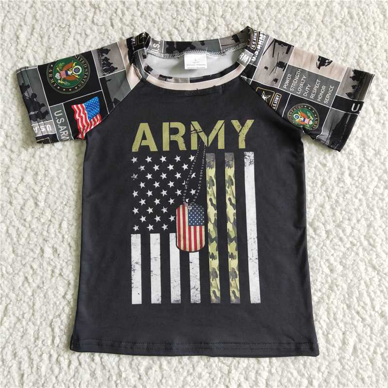 C7-2  ARMY short-sleeved top