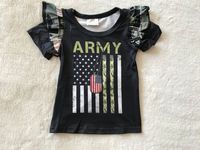 G3-7-*3 ARMY black lace short sleeves