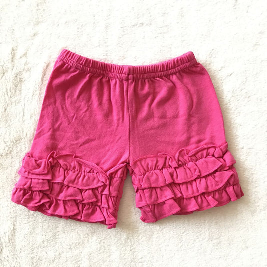 G5-4-4 Rose red lace shorts