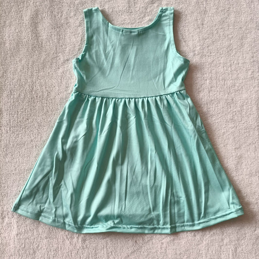 RTS SALES NO MOQ G4-19-6* Light green sleeveless dress