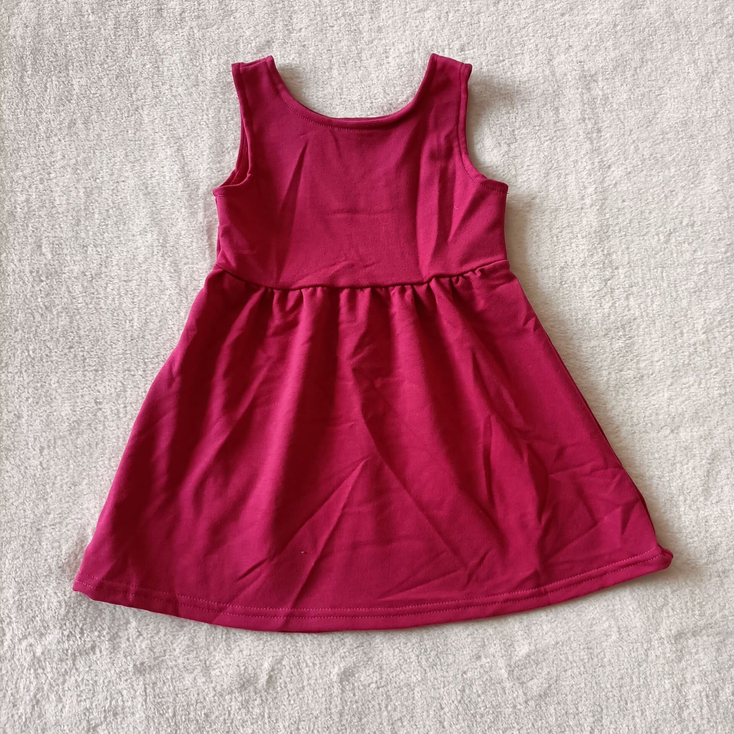 RTS SALES NO MOQ G4-23// Wine red sleeveless dress