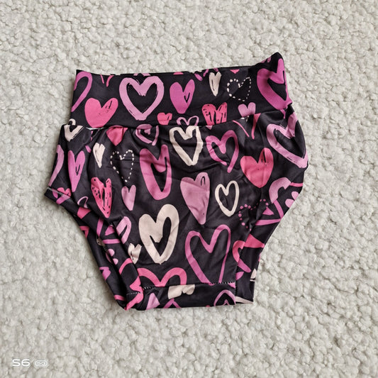 G2-12-5*.] Valentine's Day Purple Heart Thong