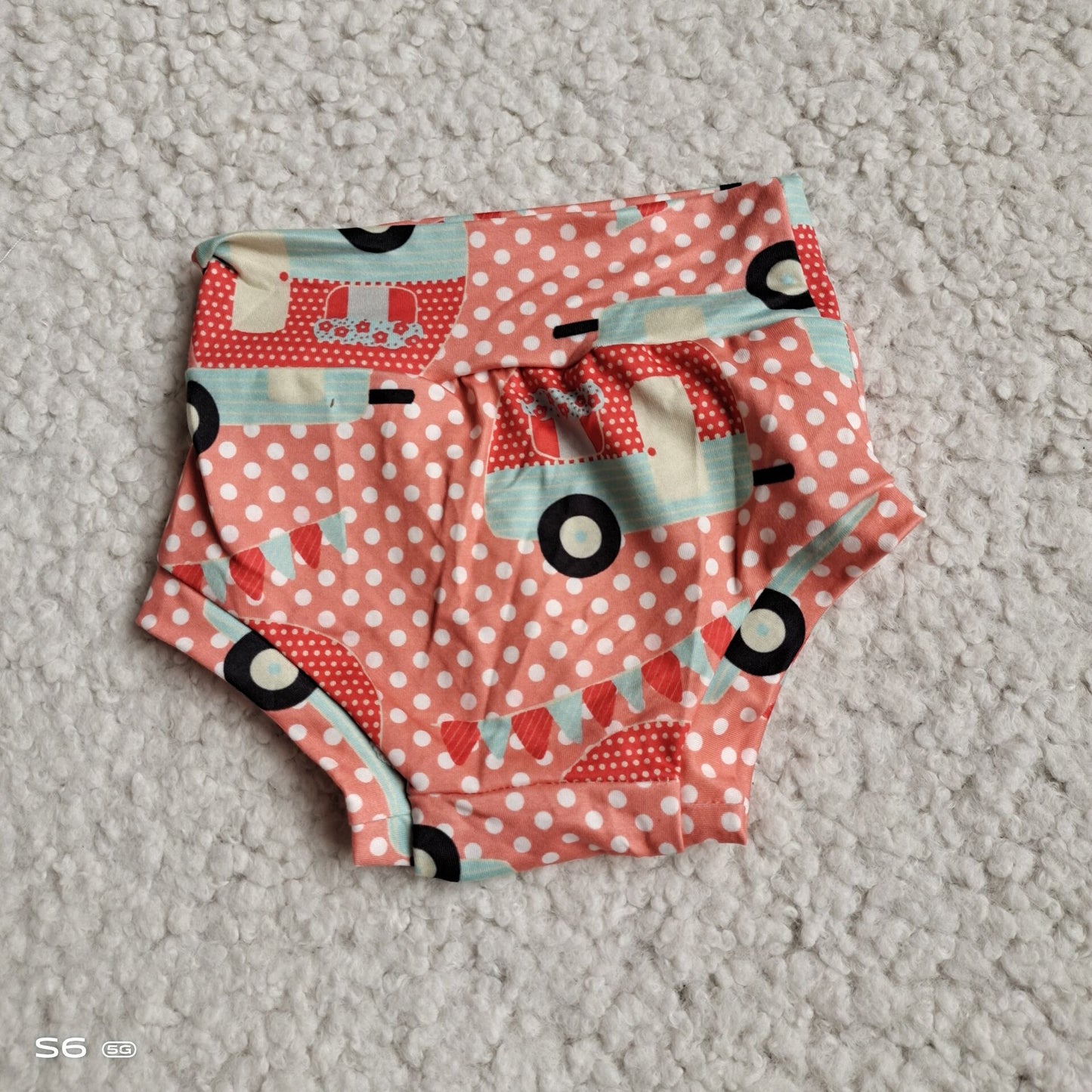 G2-12-5*..; Car white dots orange thong