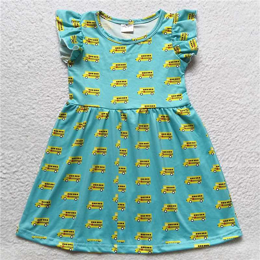 G4-8[/] Yellow coach blue flying sleeves skirt
