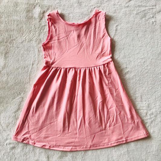 RTS SALES NO MOQ G4-23-. Lotus pink sleeveless dress