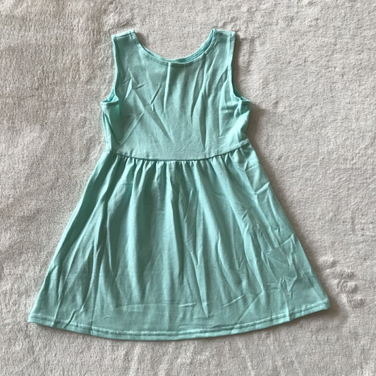 RTS SALES NO MOQ G4-27.* Light blue sleeveless dress