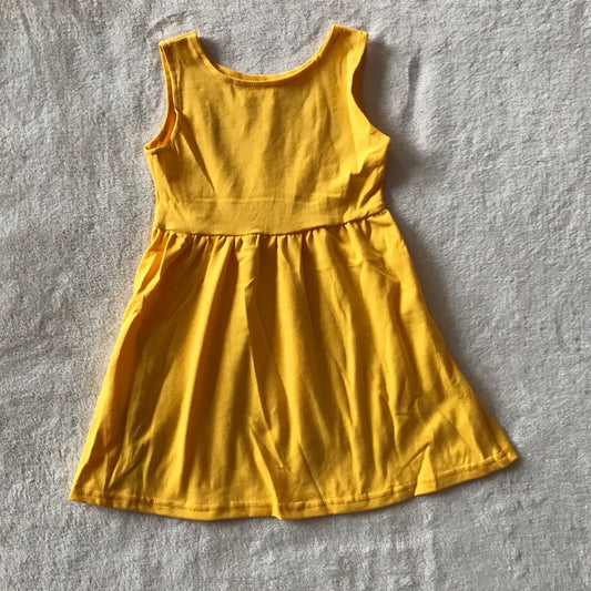 RTS SALES NO MOQ G4-27*/* Golden sleeveless dress