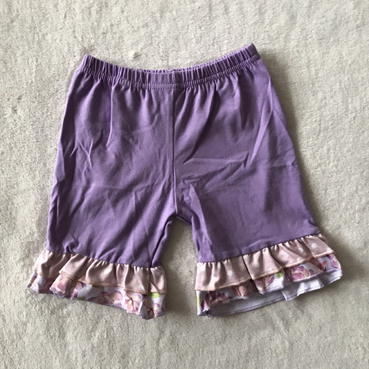 G5-8-6] Purple double-layer shorts