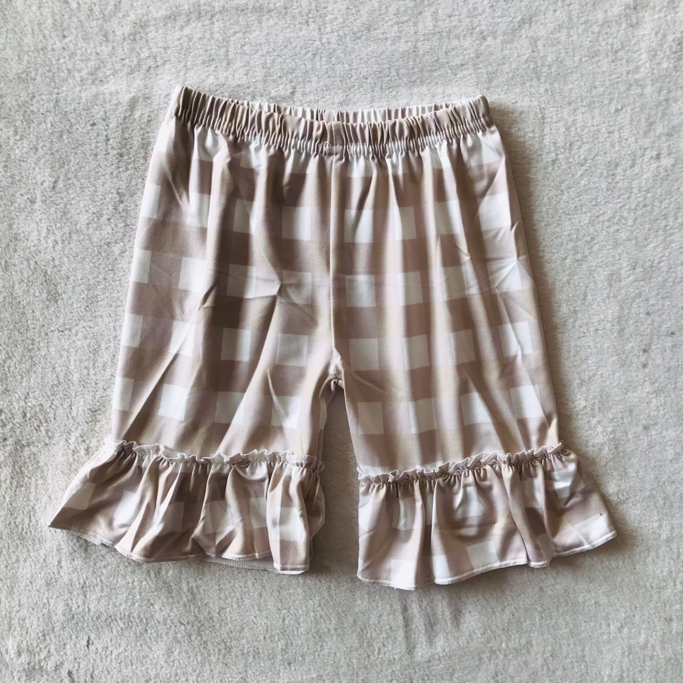 G5-12*/ Beige plaid pants