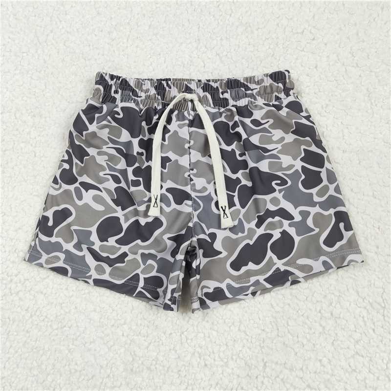 RTS Family Baby Girls Boys Sibling Camo Swim Wear Trunk Swimsuits
