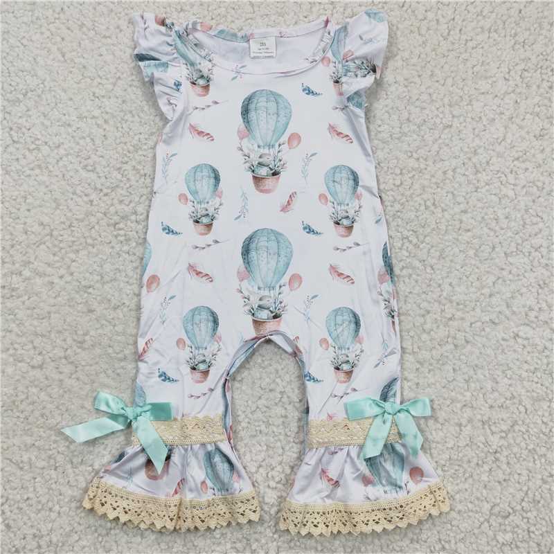 A5-10 Hot air balloon bunny bow jumpsuit