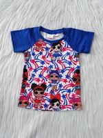 G1-3-9'[ Big Head Girl Short Sleeve Top