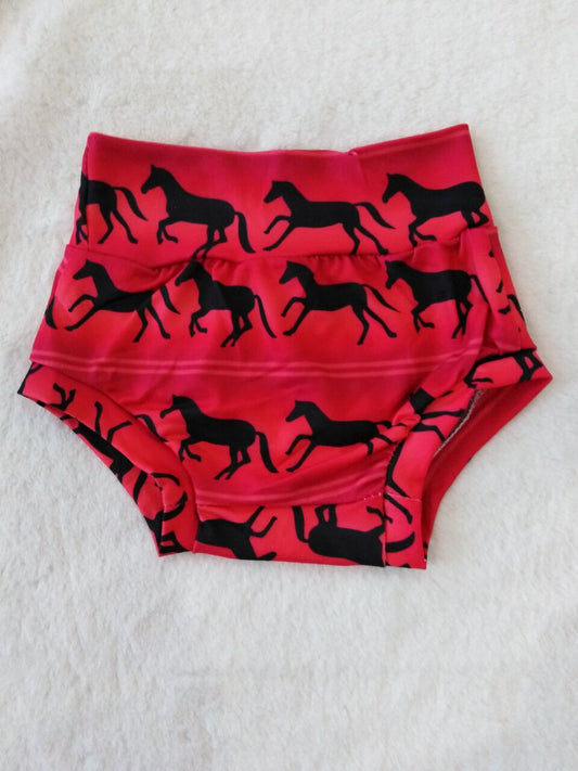 G2-4-9`` Black horse red pants