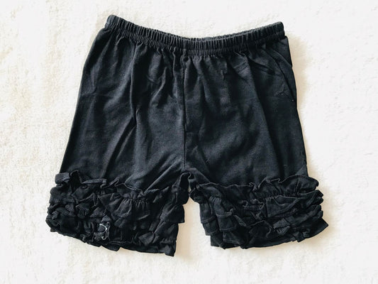 G2-12-9 Black narrow lace shorts