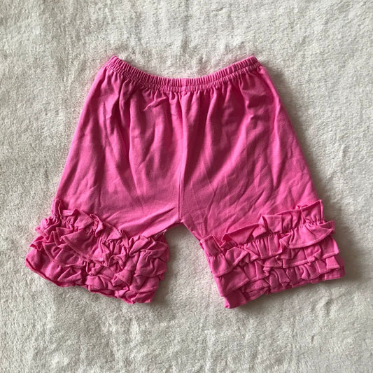 G5-8-6 Pale rose pink lace shorts