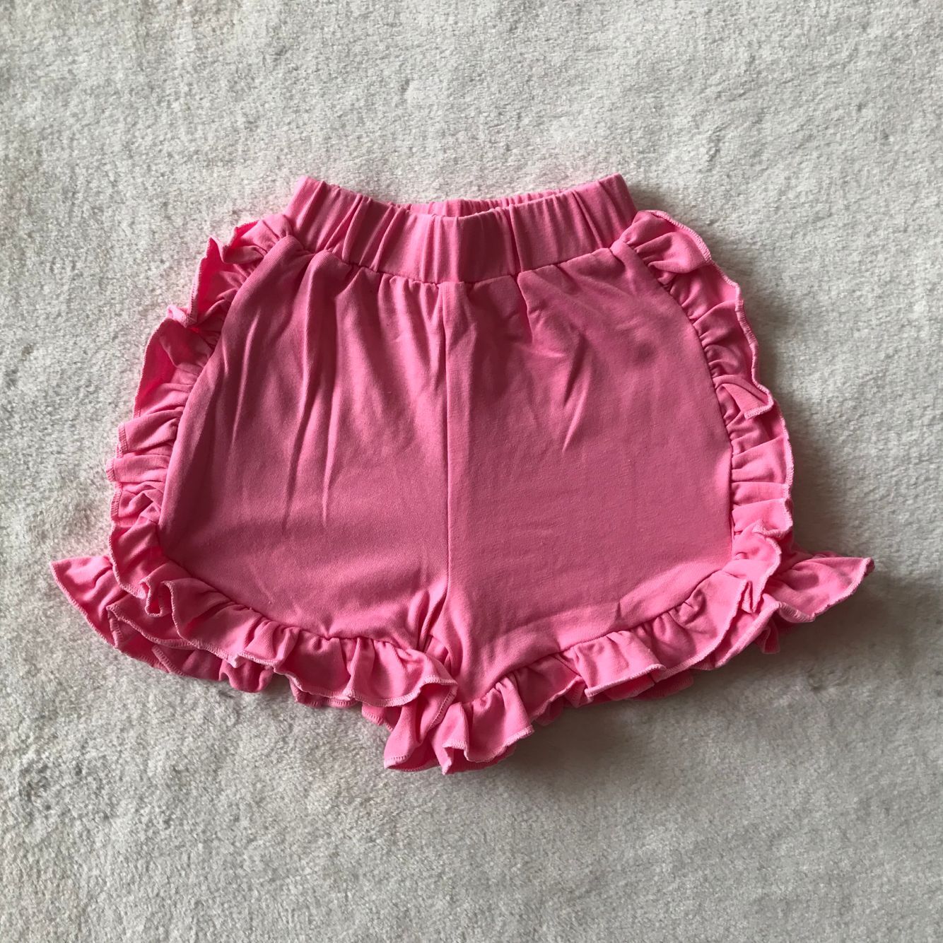 G5-12-2'''; Rose pink lace shorts