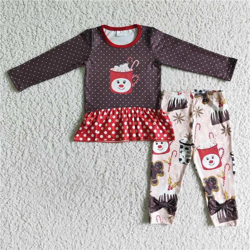 6 A22-5 Smiley face teacup long-sleeved suit