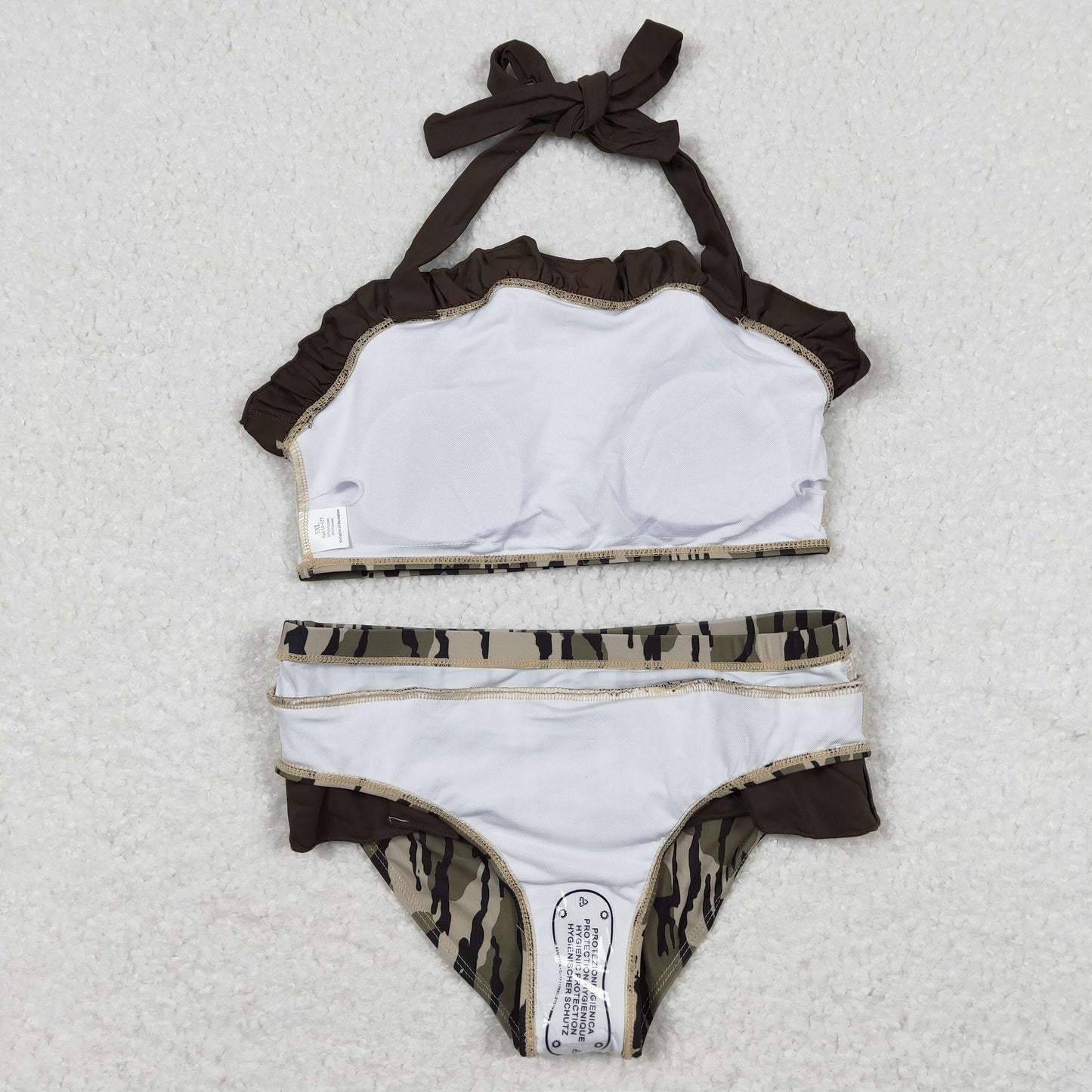 S0193 Camouflage lace swimsuit set