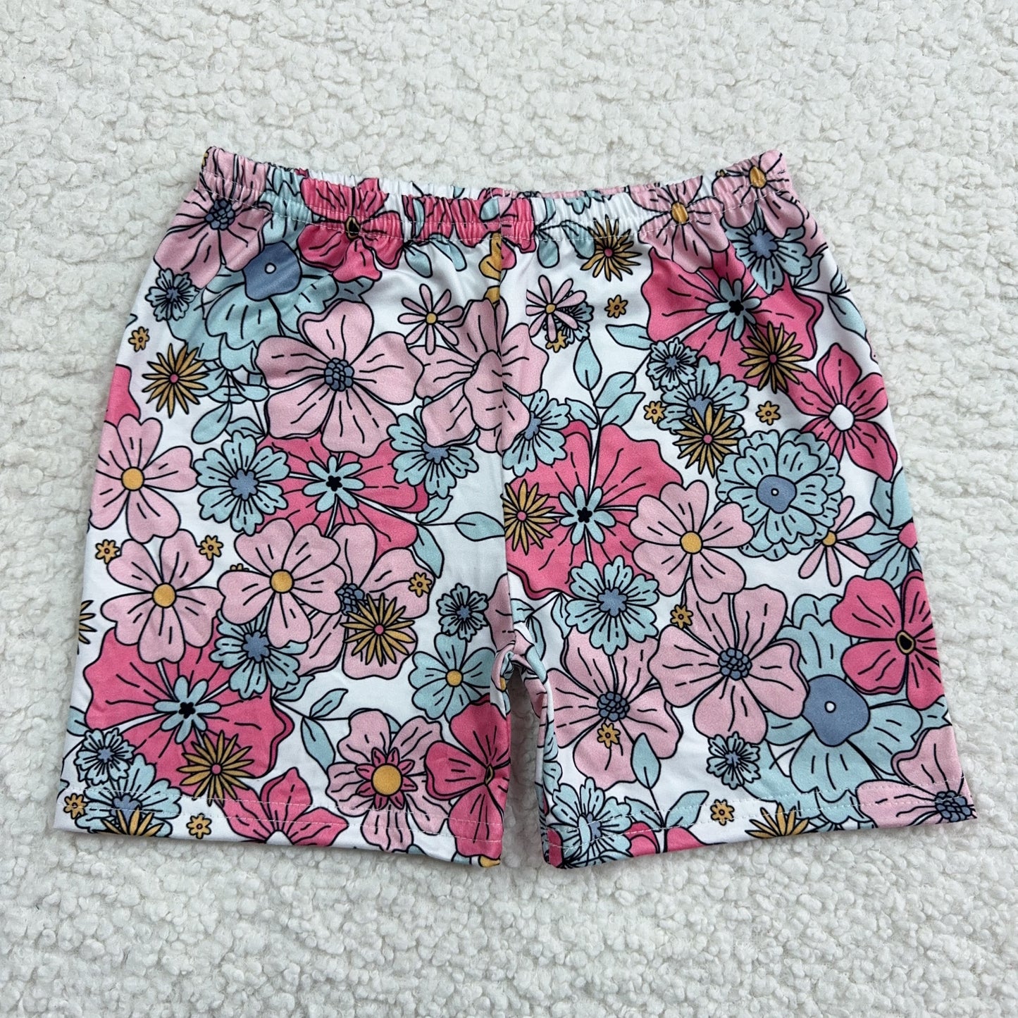 RTS SALES NO MOQ Colorful floral shorts