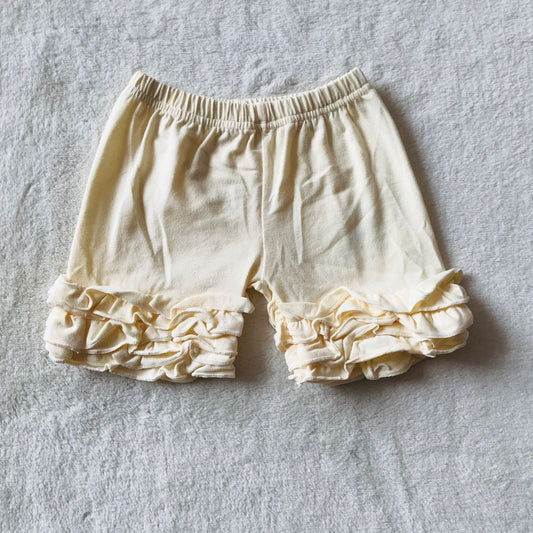 Rts sales no moq G5-4-2'* Beige lace shorts