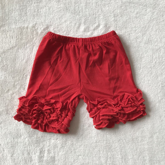 G5-4-2[/ Red lace shorts