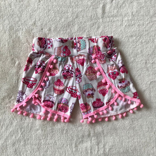 G2-21 Pink Fluffy Cupcake Shorts