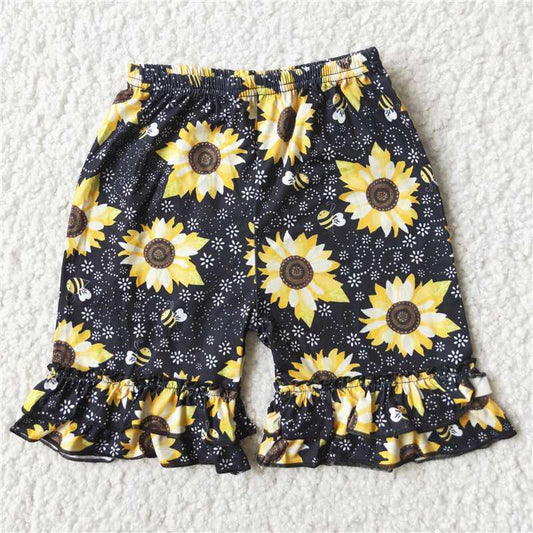 G5-4-**1 Sunflower black shorts