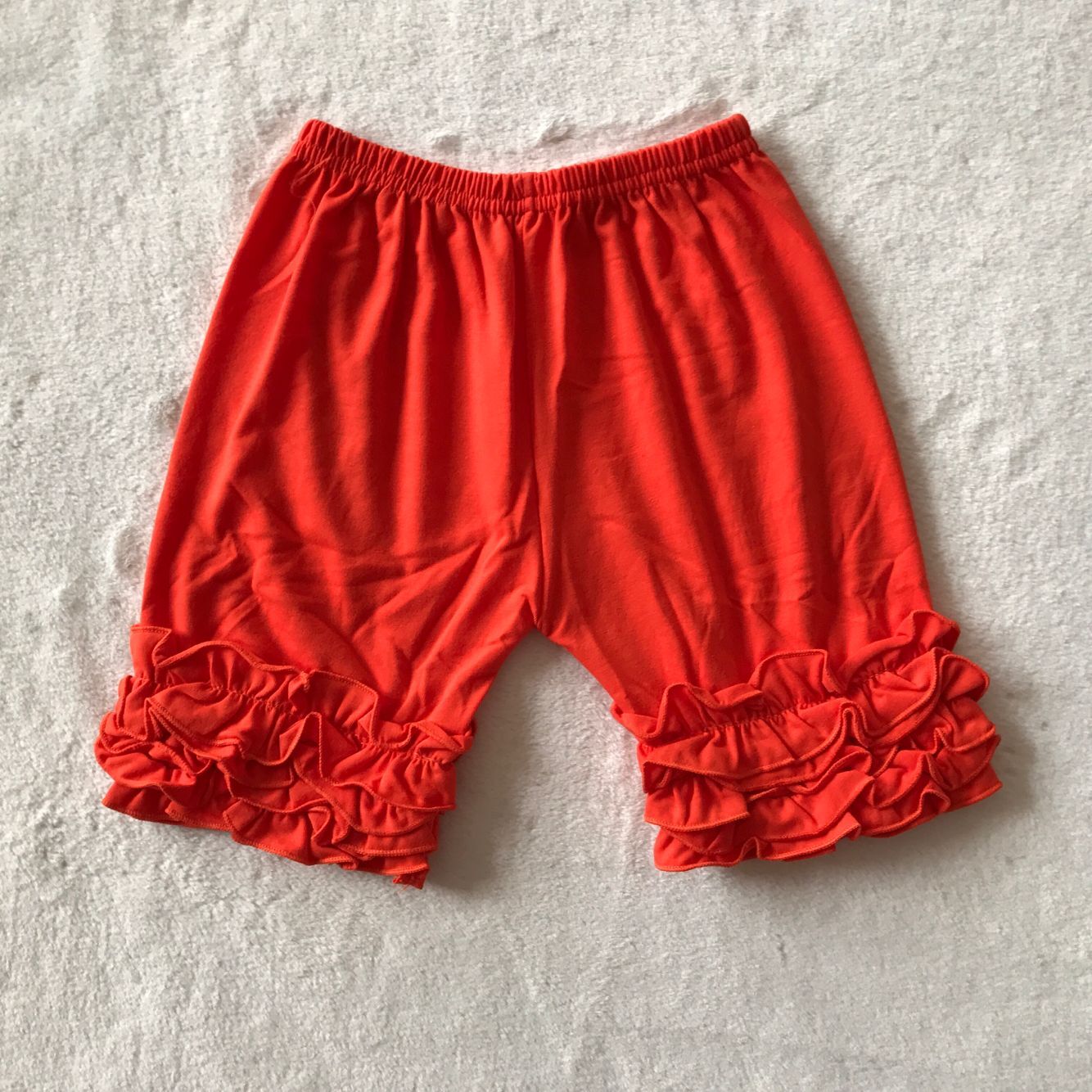 Rts sales no moq G5-12-4/. Dark orange lace shorts – sunshine kids clothes