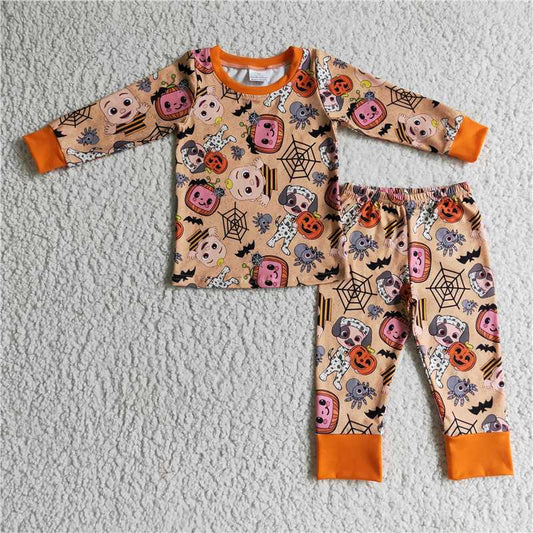 6 A10-5 Boys cocomelon long-sleeved and long-pants pajama set