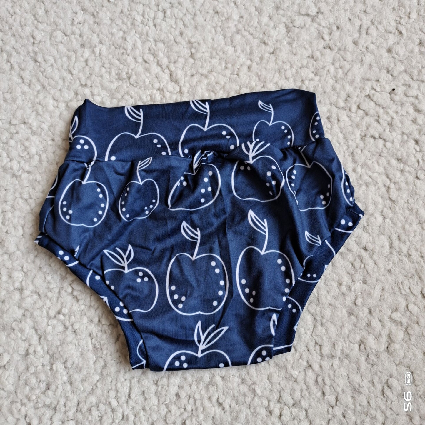 G2-8-2*';. White line apple dark blue thong