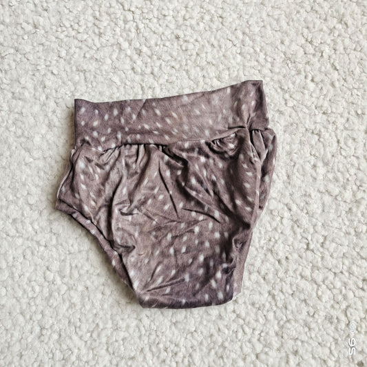 G2-8-7*, White dot brown and grey thong