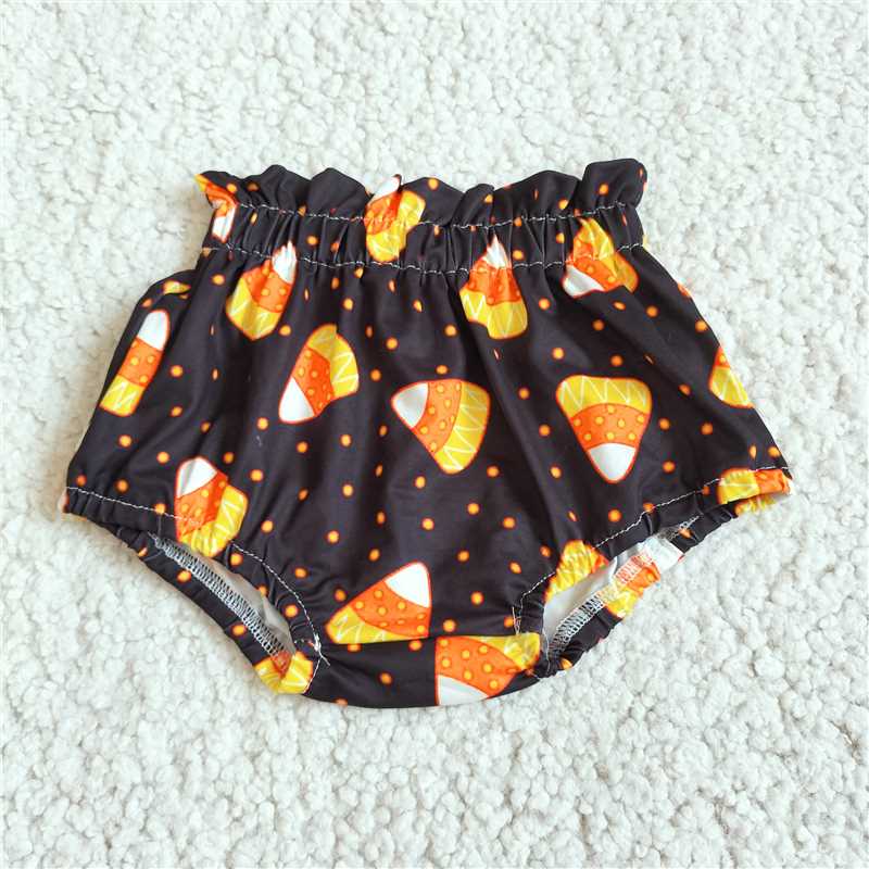 G5-16-3 Candy corn yellow dots black thong