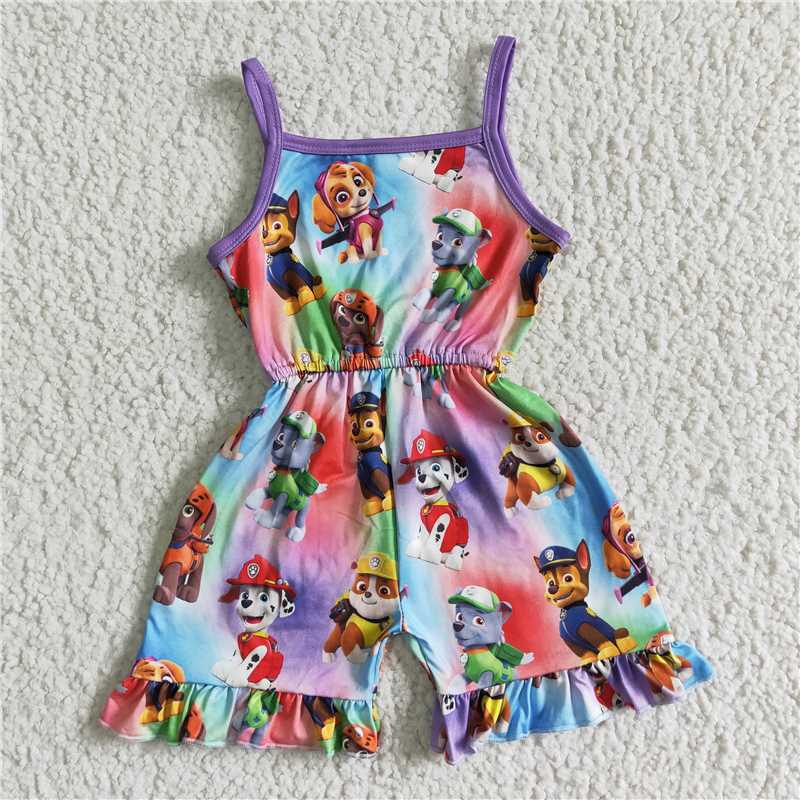 RTS NO MOQ ETA 5/7days Arrived SR0023 Girls Pao Wang team suspender jumpsuit