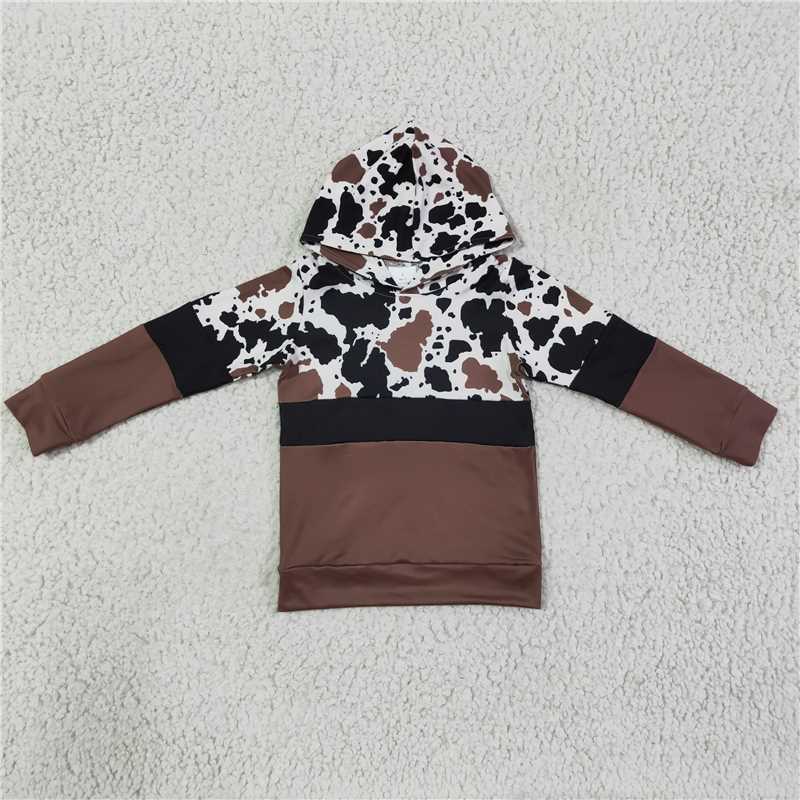 RTS NO MOQ Baby kid Camouflage pullover hooded long sleeve top