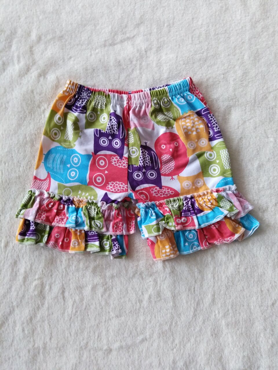 G5-12-2.. Colorful owl double lace pants