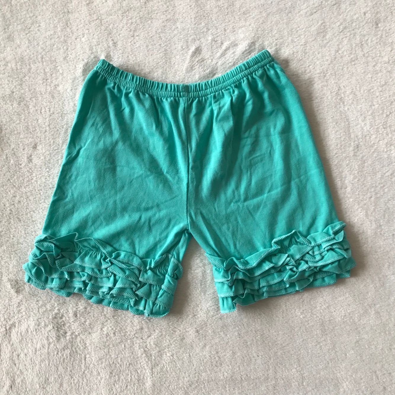 G5-12-*4 Lake blue lace shorts