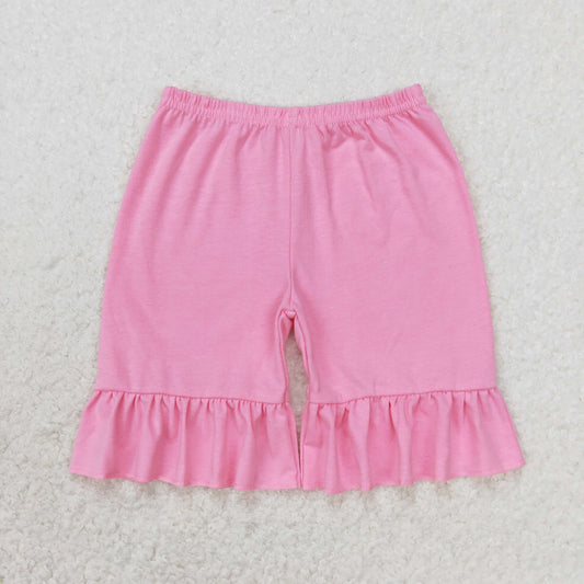 rts no moq SS0356 Pink straight one-layer lace shorts